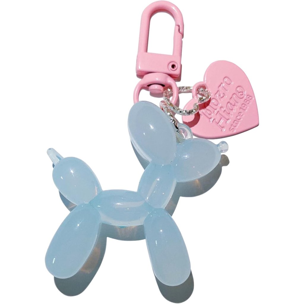 Jelly Balloon Dog Design Keychain For Women, Cute Girls Key Chain, Bag Charms Ac